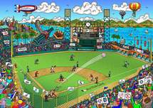 Charles Fazzino 3D Art Charles Fazzino 3D Art MLB 2007 All-Star Game: San Francisco (DX)